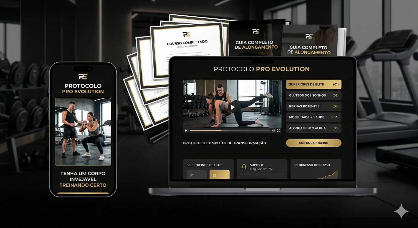 Mockup do Curso Protocolo Pro Evolution